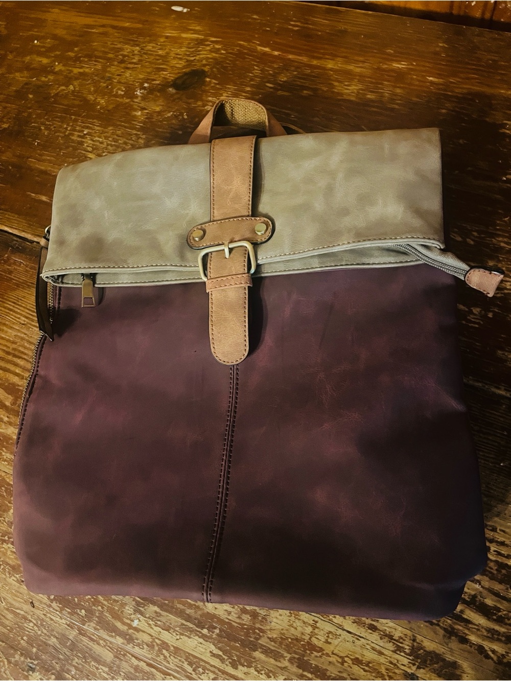 Vegan Leather Backpack NWT
